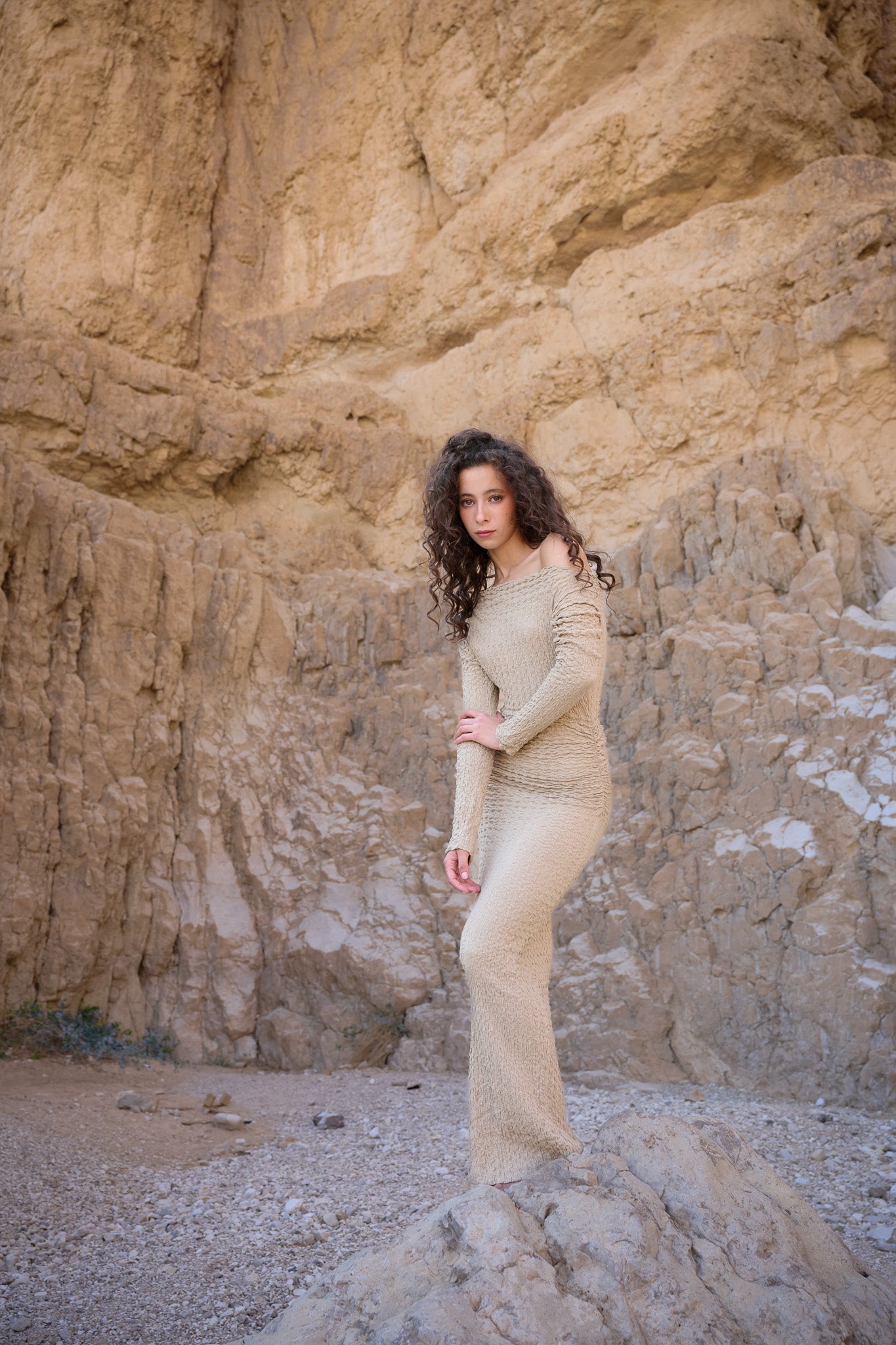Beige Maxi Dress